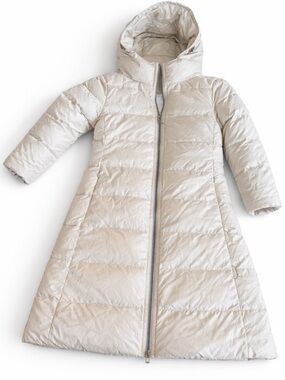 COACH - Cream Hooded Puffer Coat - Brand Unspecified